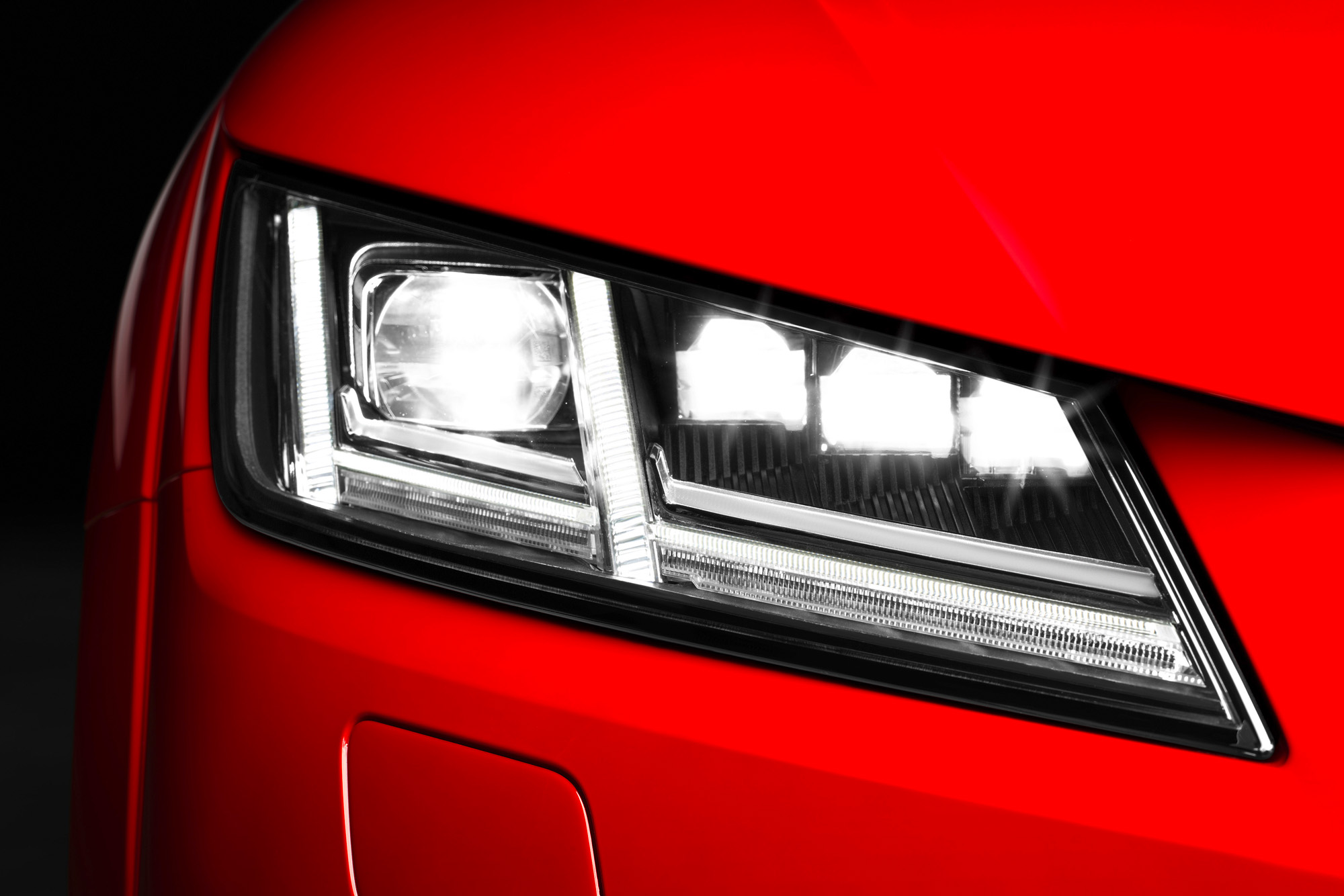 Matrix-LED-Scheinwerfer im Audi TT Coupé