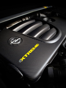 Voll-Alu-Triebwerk: Der Turbomotor des Opel Astra OPC EXTREME soll über 300 PS liefern