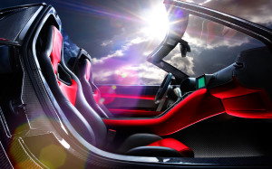 Sportliches Interieur: Die Insassen des Roding Roadster R1 nehmen in Sitzschalen Platz