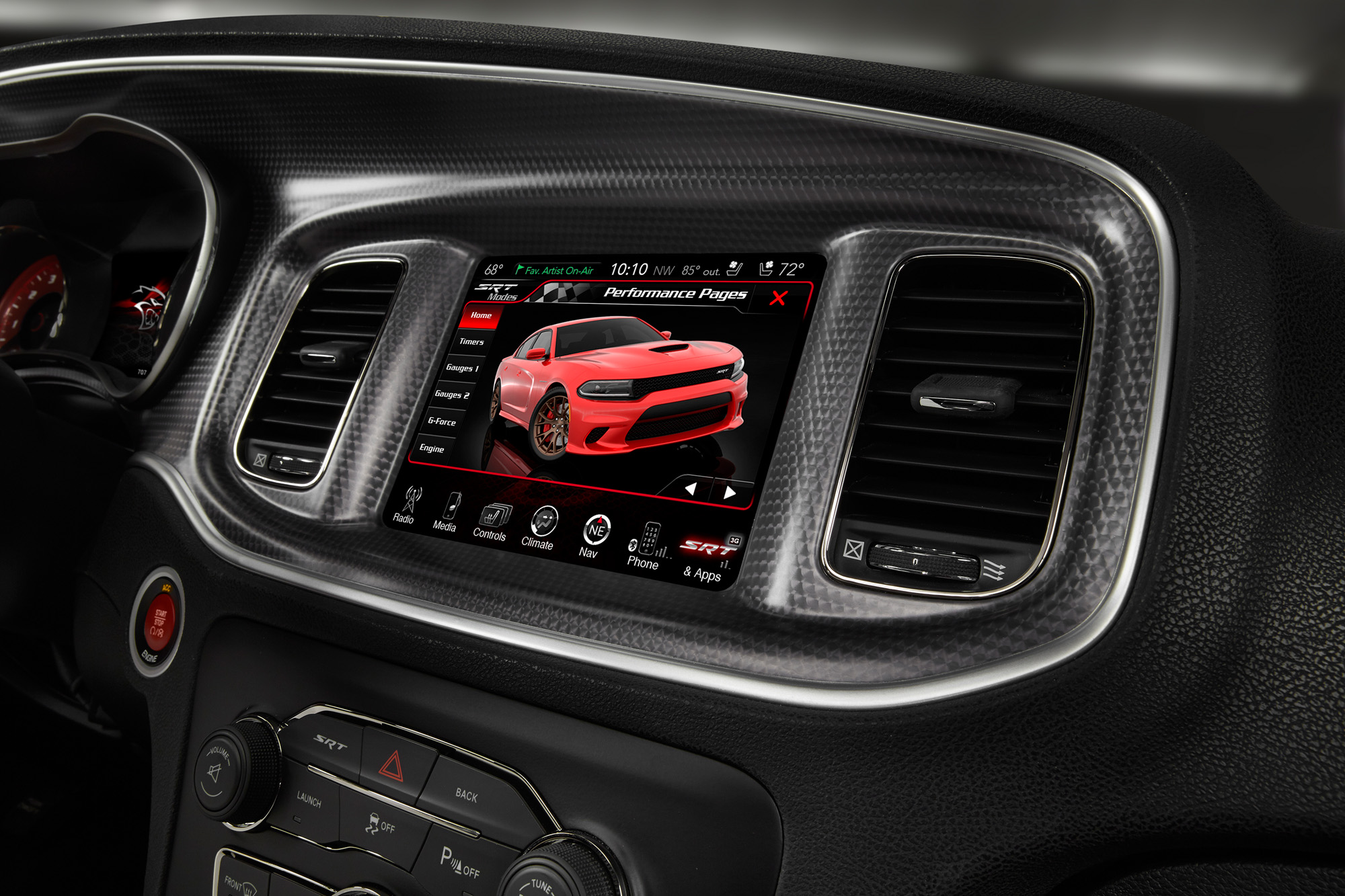 2015 Dodge Charger SRT - Home screen