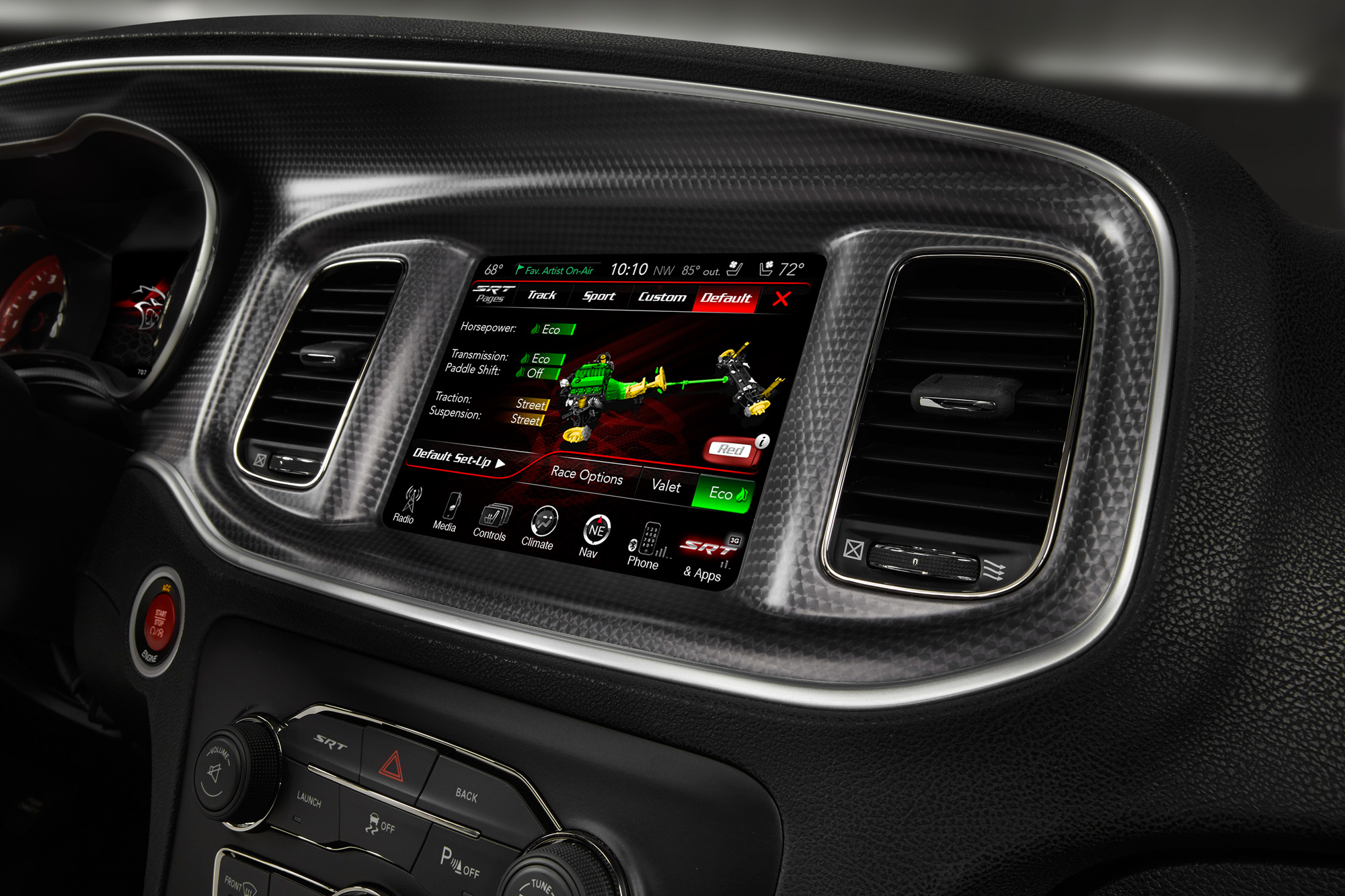 2015 Dodge Charger SRT - Default Eco Setup screen