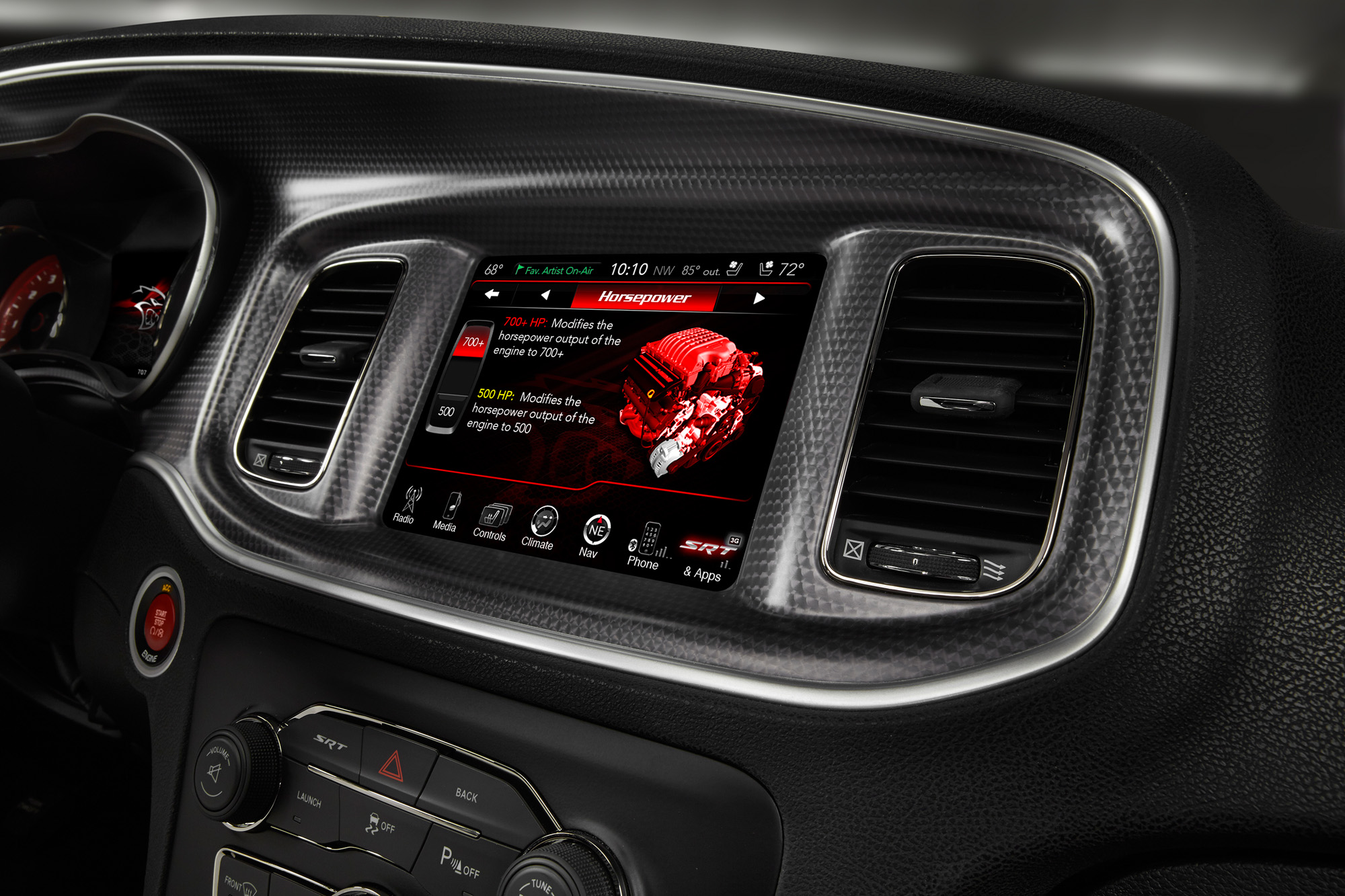 2015 Dodge Charger SRT - Horsepower Toggle screen