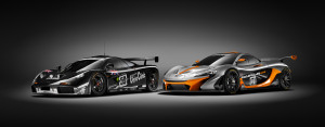 Vorgänger und Nachfolger: Das McLaren P1 GTR design concept ist satte 20 Jahre jünger