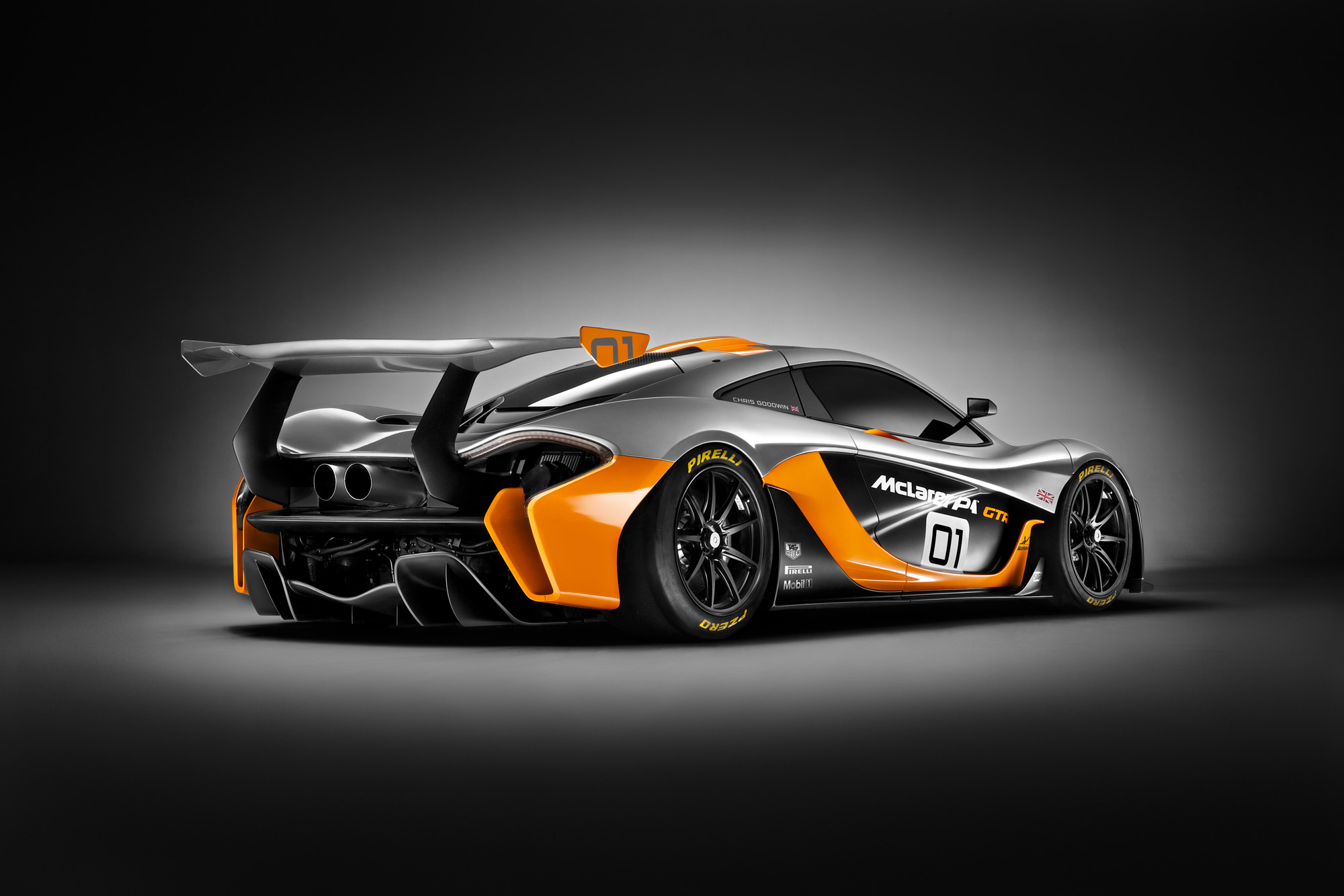 Großer Flügel, breite Radläufe: Das McLaren P1 GTR design concept ist bereit für den Track
