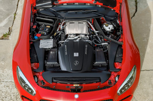 Neues Triebwerk: Der Mercedes-AMG GT trägt den 4.0-V8-Biturbo in sich