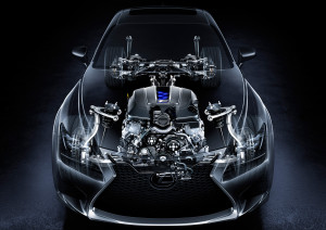 V8-Triebwerk mit 477 PS für den Lexus RC F