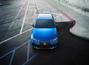 Die Dachansicht des künftigen Lexus GS F