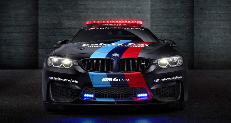 Frontansicht des BMW M4 MotoGP Safety Car