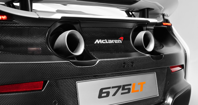 Die Heckpartie des McLaren 675LT ist eine reine Wucht