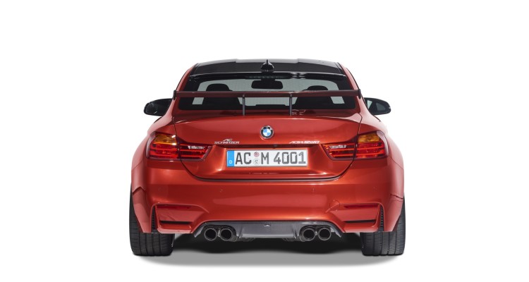 So schön kann das Hinterteil des BMW M4 aussehen.