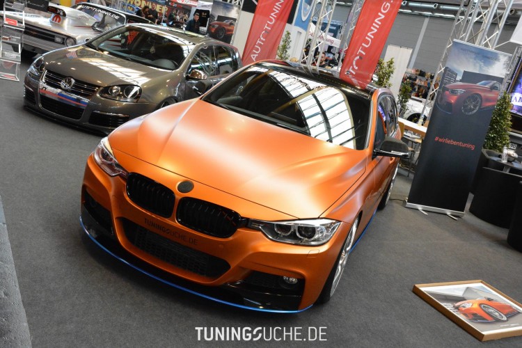 Rundum perfektioniert: Dieser BMW 328i war am Stand von TUNINGSUCHE.de und AUTOTUNING.de zu finden.